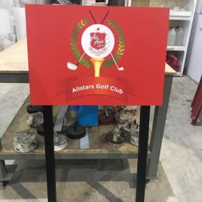 Metal Sign Stand