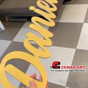 3D lettering