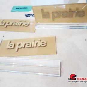 Acrylic branding display