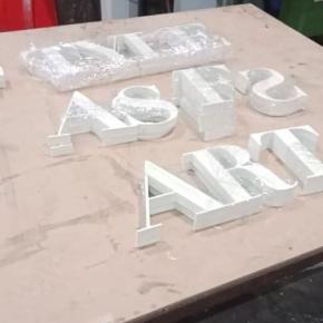 White Pvc Letter