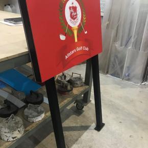 Metal Sign Stand