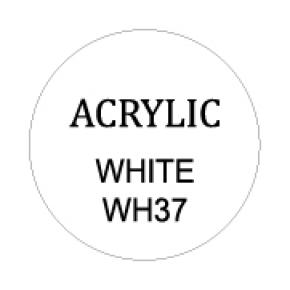 Opaque White Round 6mm